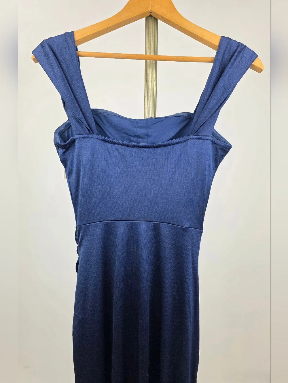 Popilush Women's Navy Blue Shapewear Tummy Control Maxi Cocktail Maxi Dress SM - Picture 10 of 11